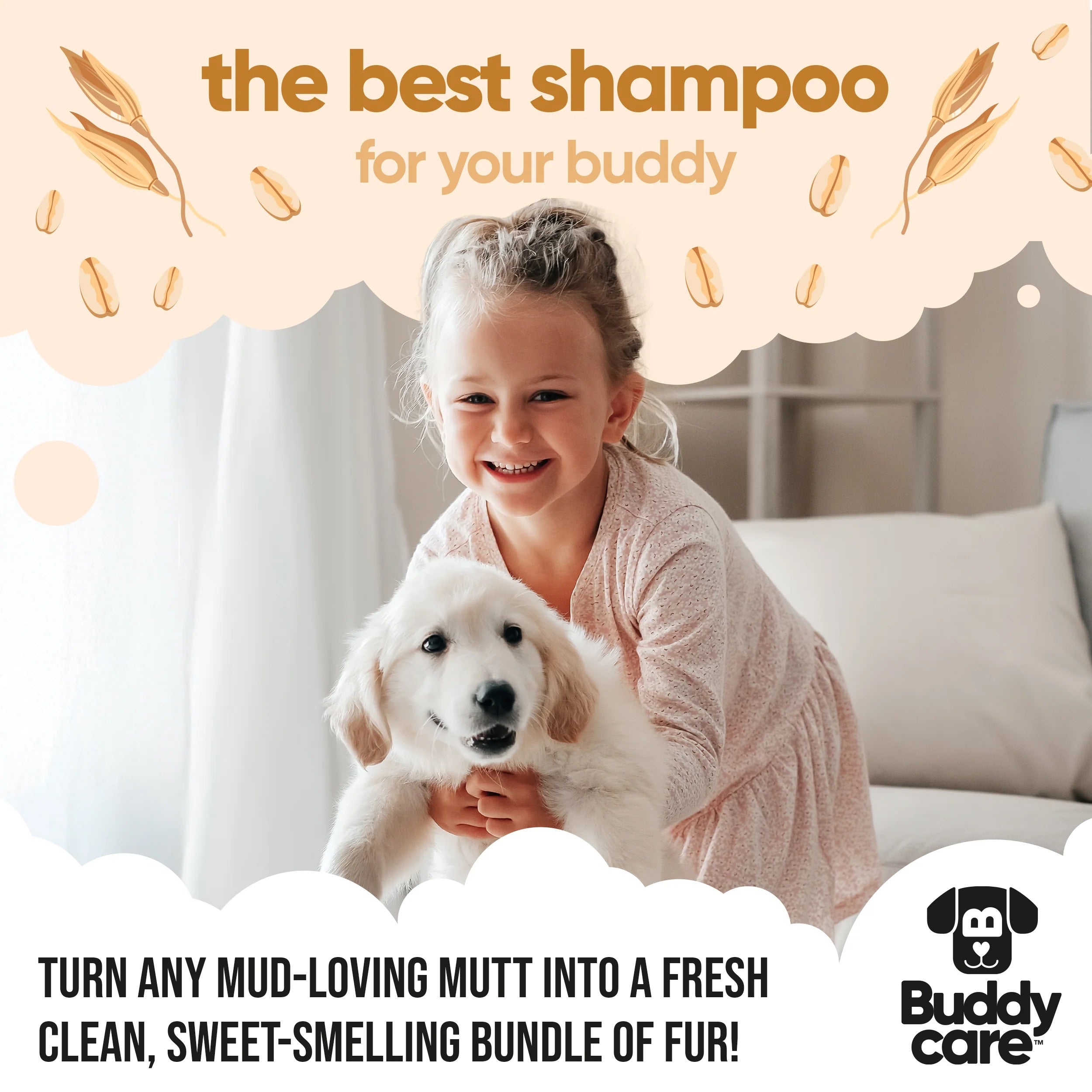 Oatmeal - Dog Shampoo - Buddycare - 300ml