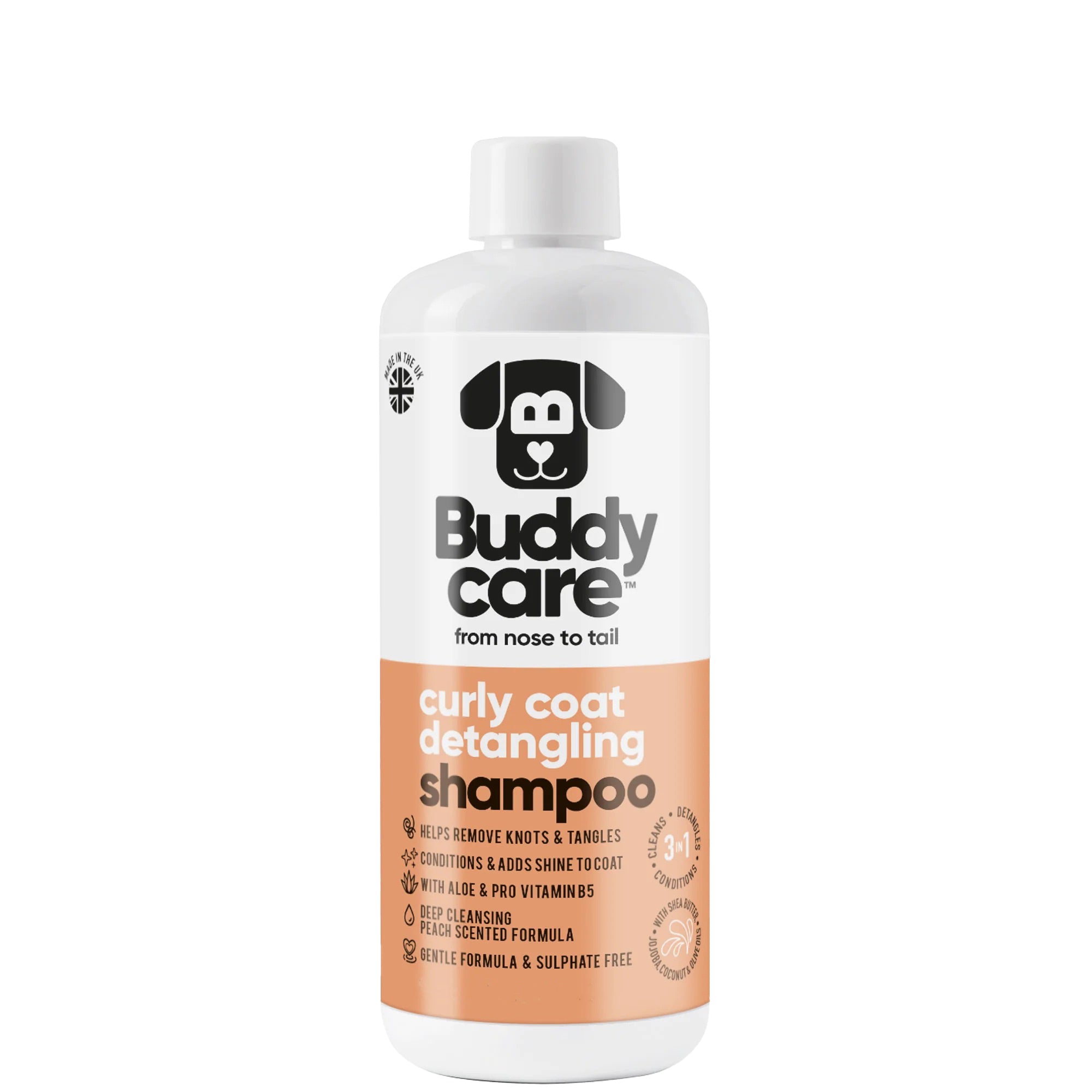 Curly Coat Detangling Dog Shampoo - Buddycare - 300ml