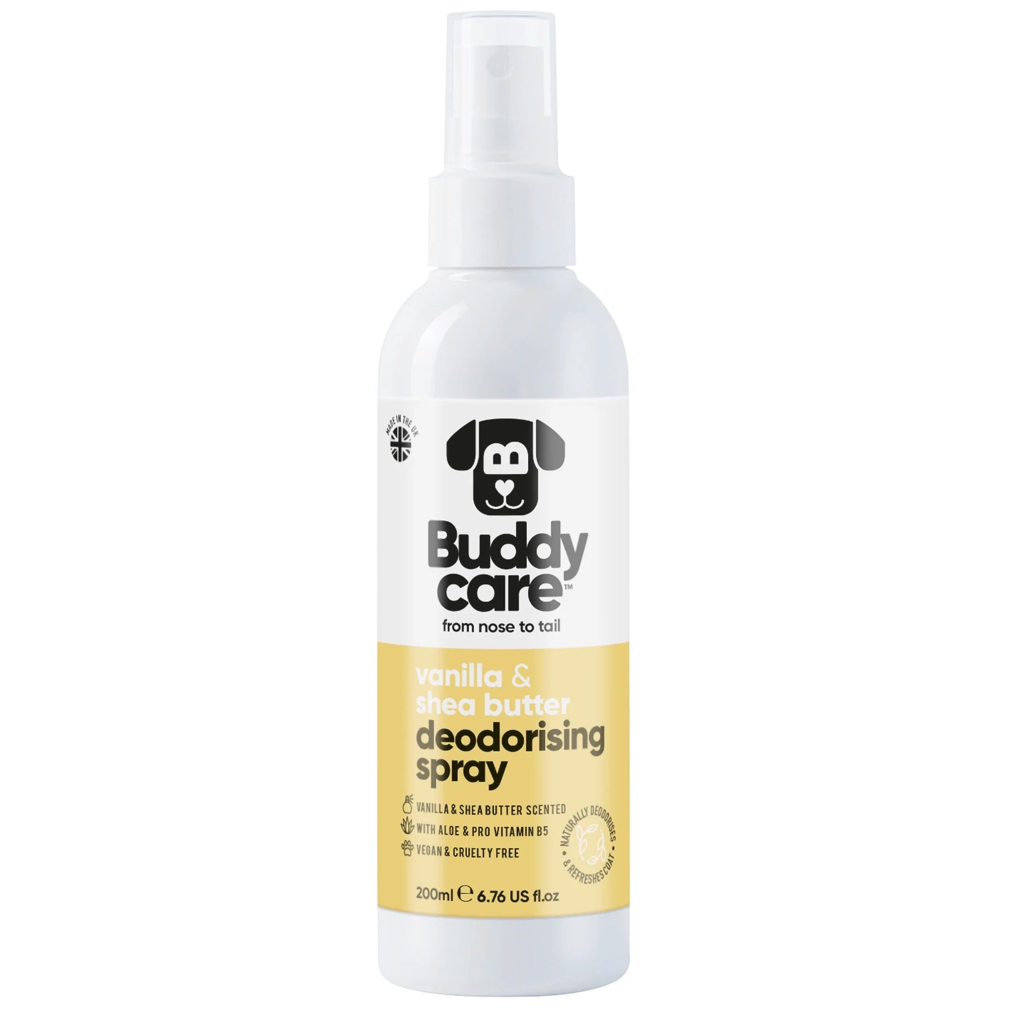 Dog Deodorising Spray - Vanilla & Shea Butter - 200ml