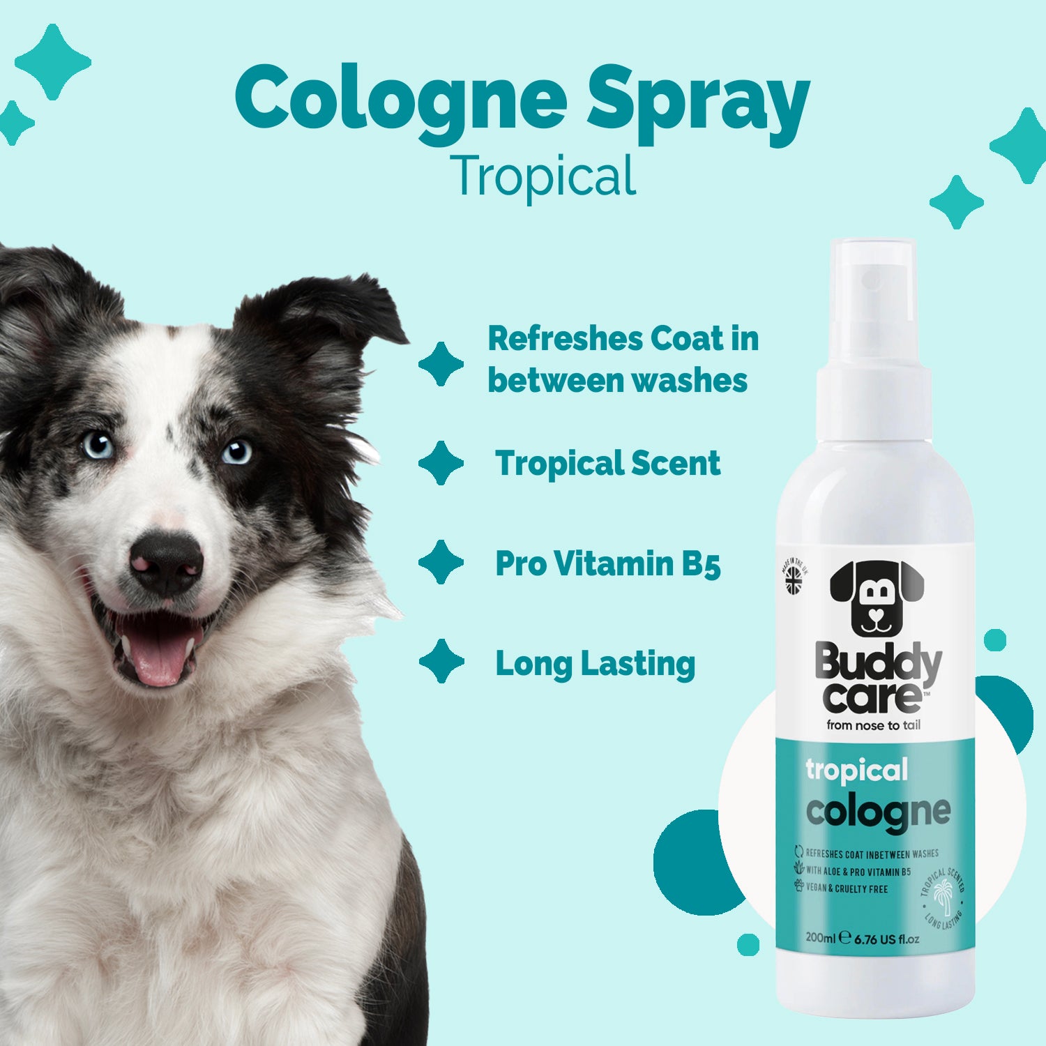 Dog Cologne Spray - Tropical - 200ml