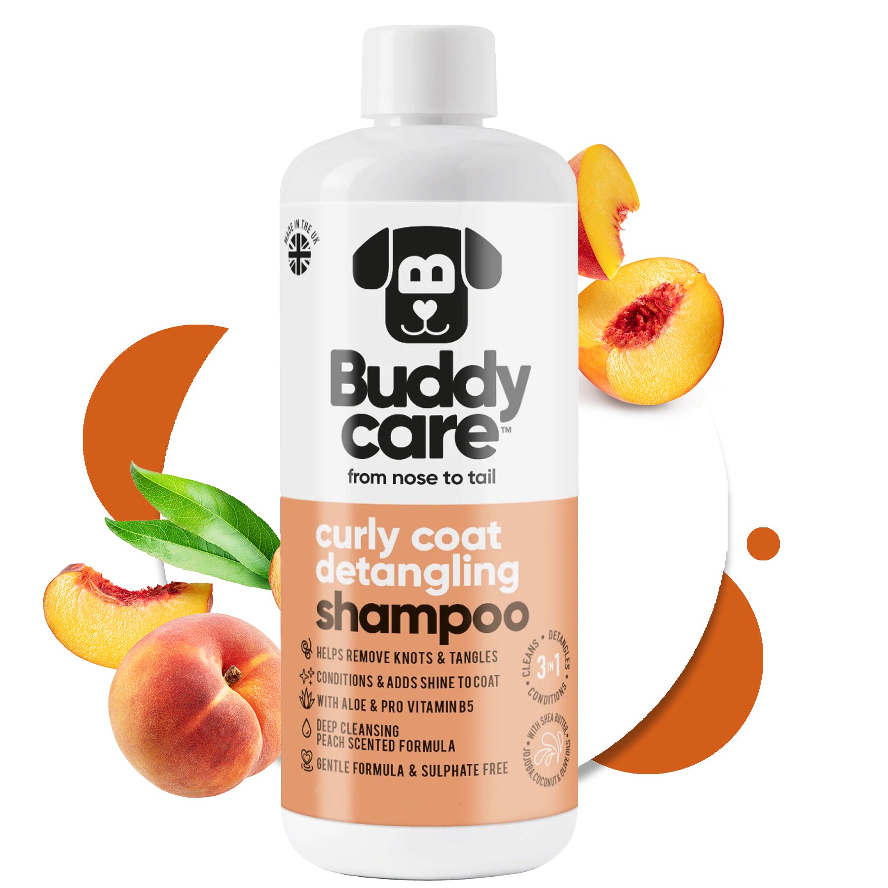Curly Coat Detangling Dog Shampoo - Buddycare - 300ml