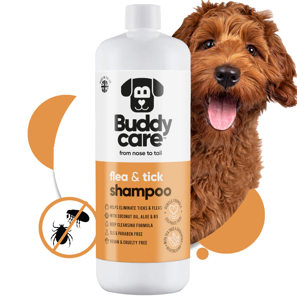 Flea & Tick - Dog Shampoo - Buddycare  - 300ml Vegan ph Balanced
