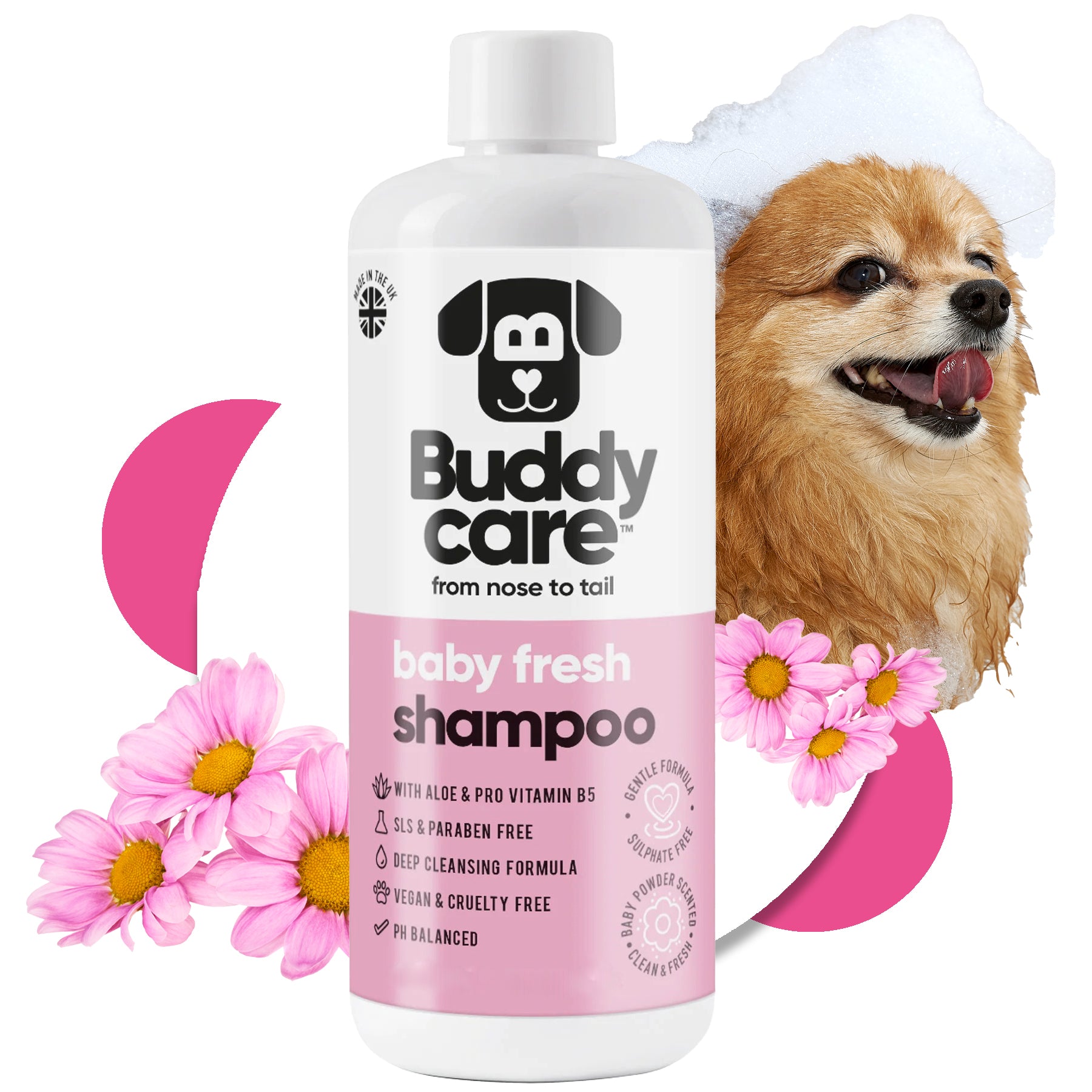 Baby Fresh - Dog Shampoo - Buddycare - 300ml Vegan ph Balanced