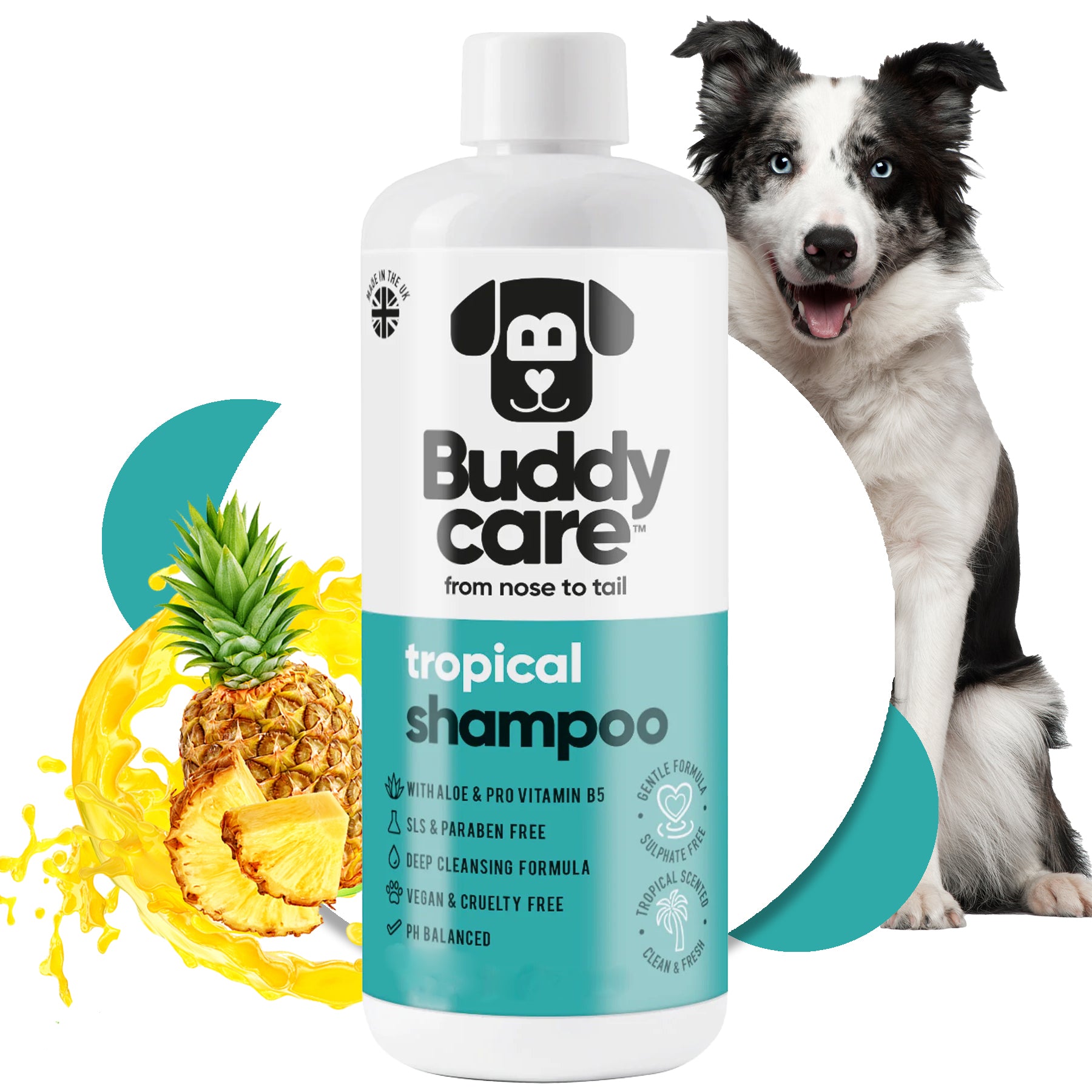 Tropical - Dog Shampoo - Buddycare - 300ml Vegan ph Balanced