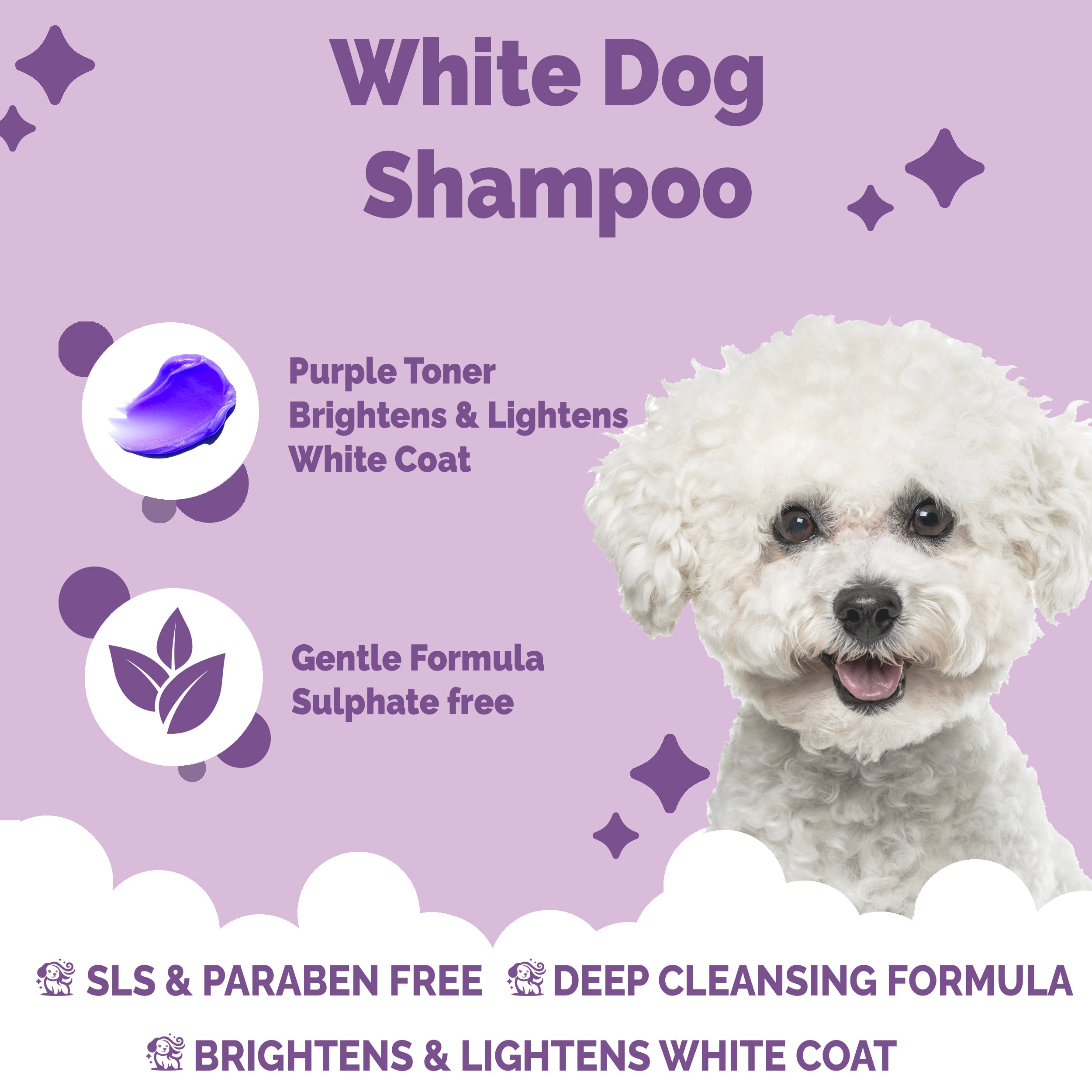 White Dog Shampoo - Buddycare - 300ml
