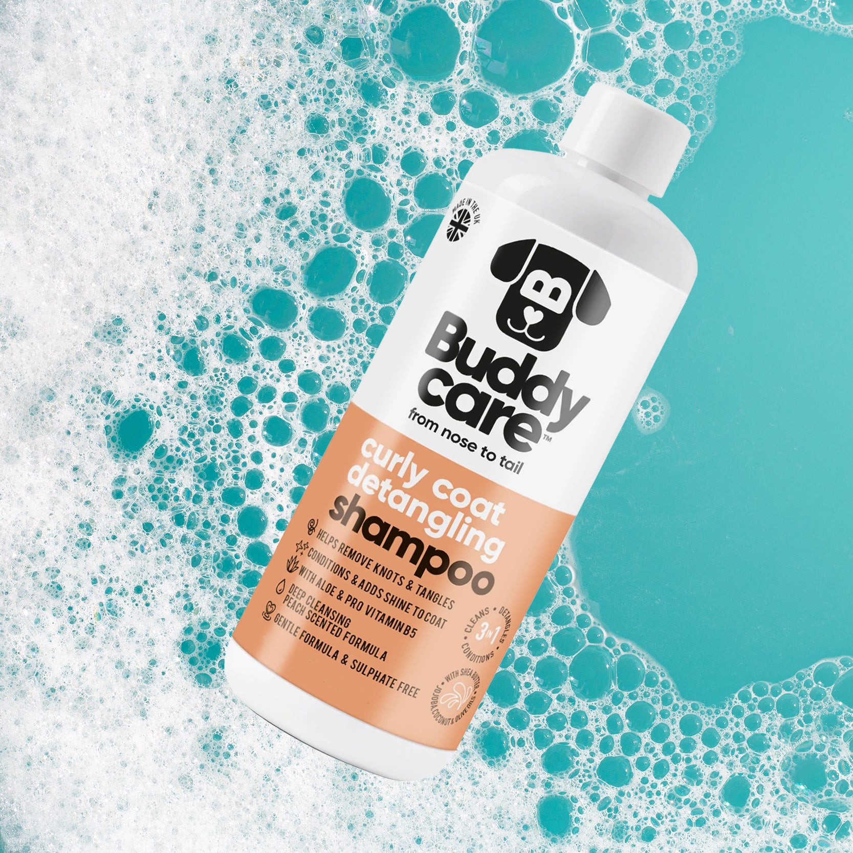 Curly Coat Detangling Dog Shampoo - Buddycare - 300ml