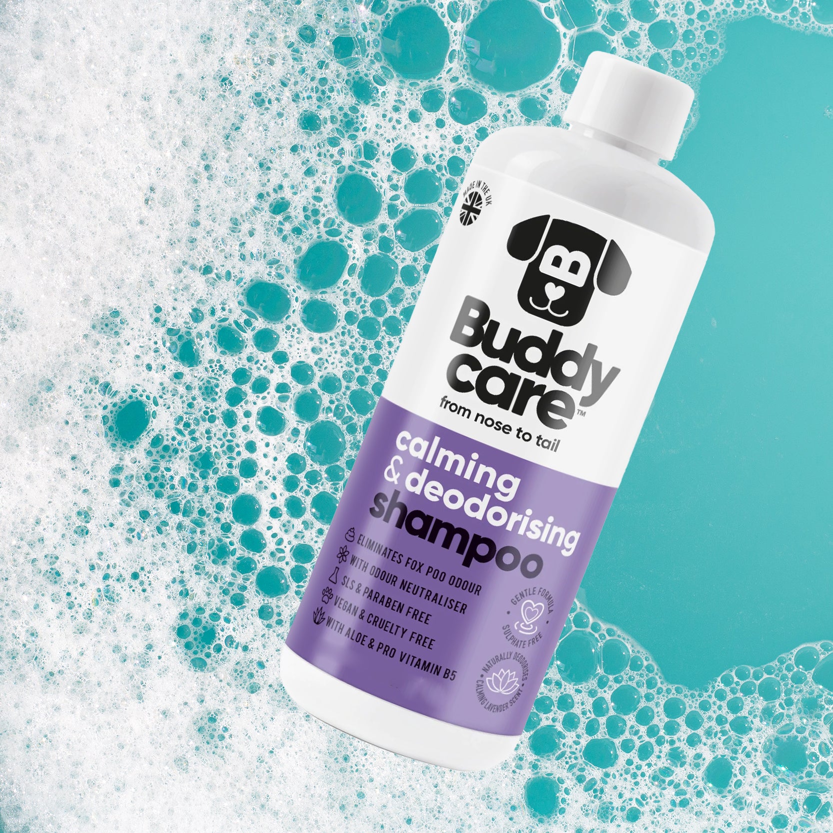 Calming & Deodorising Lavender Dog Shampoo - Buddy Care - 300ml